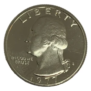 Robmar-USA- 25 Cents-1977(s)-Proof -Con Cápsula Protectora-Certificada