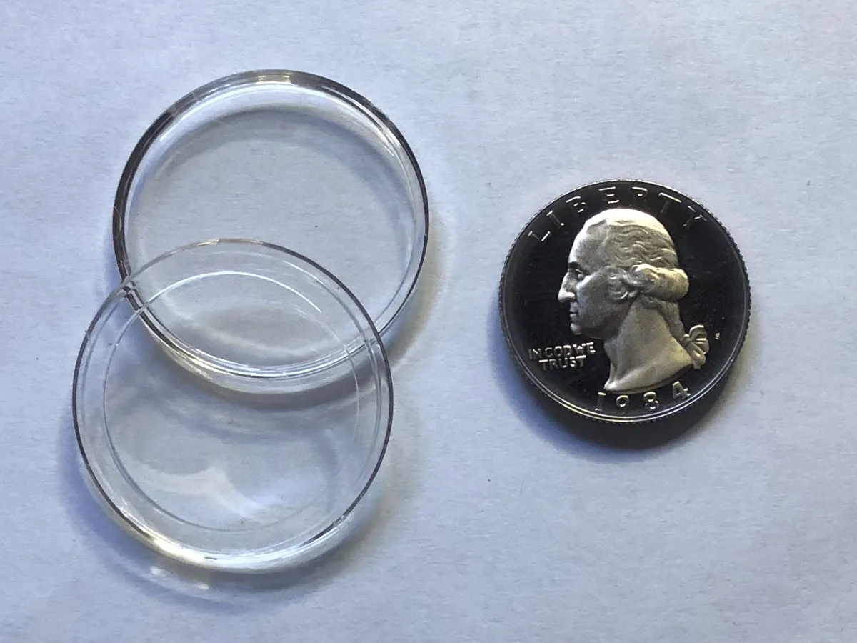 Robmar-USA-25 Cents-1984(s)-Proof-Con Cápsula Protectora-Certificada - Imagen 3