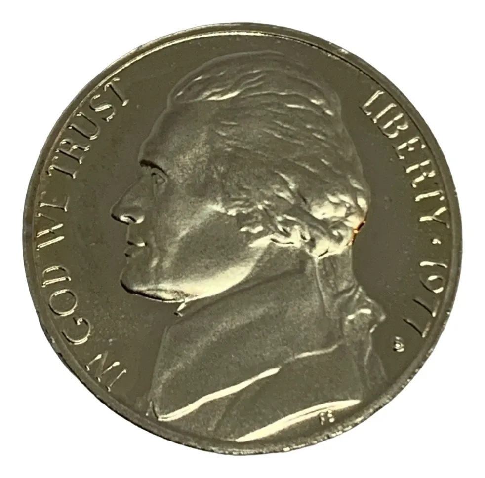 Robmar-USA-5 Cents-1977(s)-Proof-Con Cápsula Protectora-Certificada