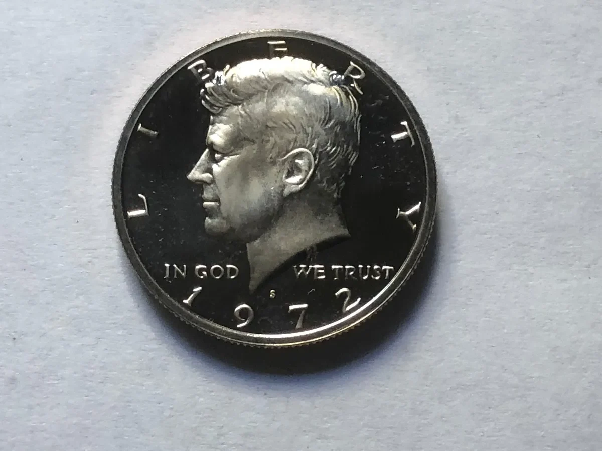 Robmar-USA-50 Cent-1972(s)-Proof-Con Cápsula Protectora-Certificada - Imagen 2