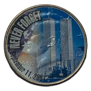 Robmar-USA-Las Torres 2001-1/2 Dólar En Color-N°1