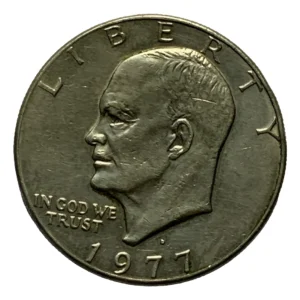 Robmar-USA-1 Dólar-Eisenhower-Cobre/Níquel 22,8g-1977-N°41-Con Cápsula Protectora