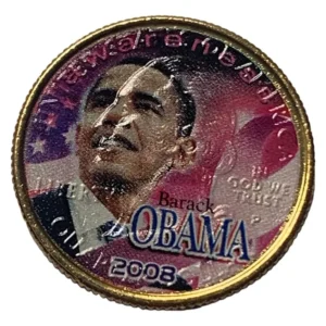 Robmar-USA-1/4 Dólar En Color-2001-Obama