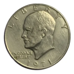 Robmar-USA-1 Dólar-Eisenhower-Cobre/Níquel 22,8g-1971-N°30-Con Cápsula Protectora