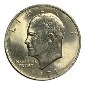 Robmar-USA-1 Dólar-Eisenhower-Cobre/Níquel 22,8g-1971-N°31-Con Cápsula Protectora