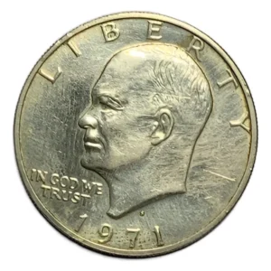 Robmar-USA-1 Dólar-Eisenhower-Cobre/Níquel 22,8g-1971(s)-N°32-Con Cápsula Protectora