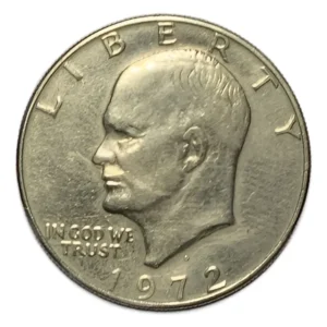 Robmar-USA-1 Dólar-Eisenhower-Cobre/Níquel 22,8g-1972(d)-N°33-Con Cápsula Protectora