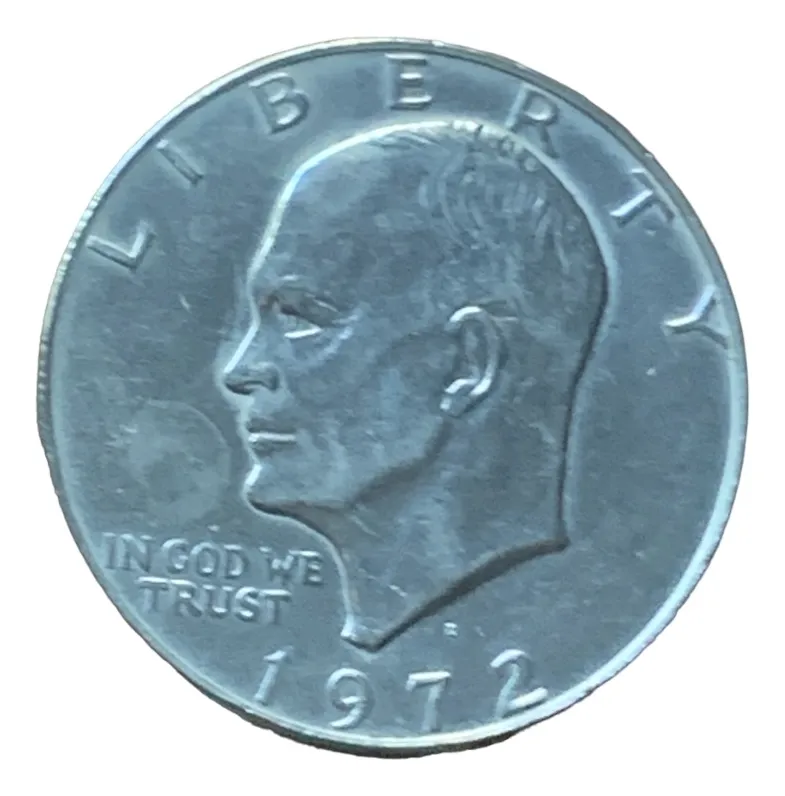 Robmar-USA-1 Dólar-Eisenhower-Cobre/Níquel 22,8g-1972(d)-N°33-Con Cápsula Protectora - Imagen 3
