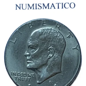 Robmar-USA-dólar-Eisenhower-Cobre/Niquel 22,8g-1974D-N°37-Con Capsula Protectora