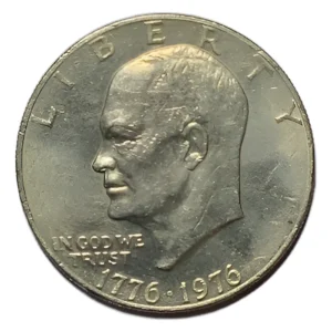 Robmar-USA-1 Dólar-Eisenhower-Cobre/Níquel 22,8g-1976(p)-N°38-Con Cápsula Protectora