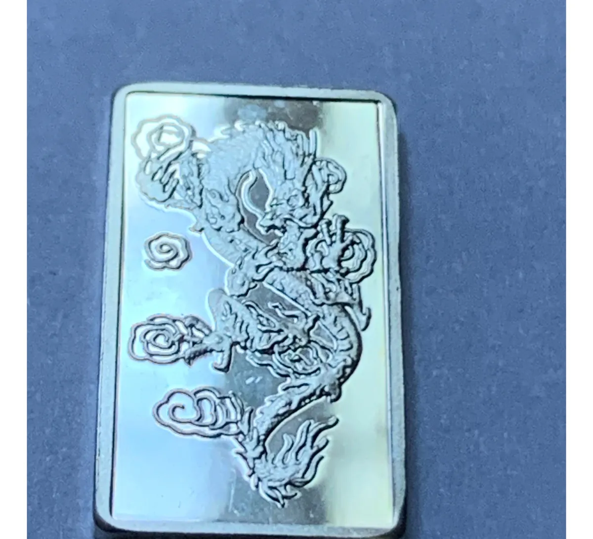 Robmar-USA-Lingote De 2,5g Plata 24k-Dragón A La Derecha - Imagen 2