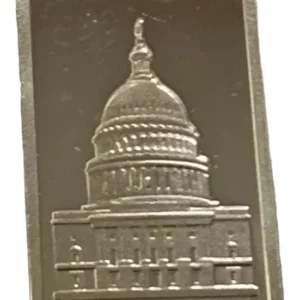 Robmar-USA-Lingote De 2,5g Plata Pura 24k-El Capitolio