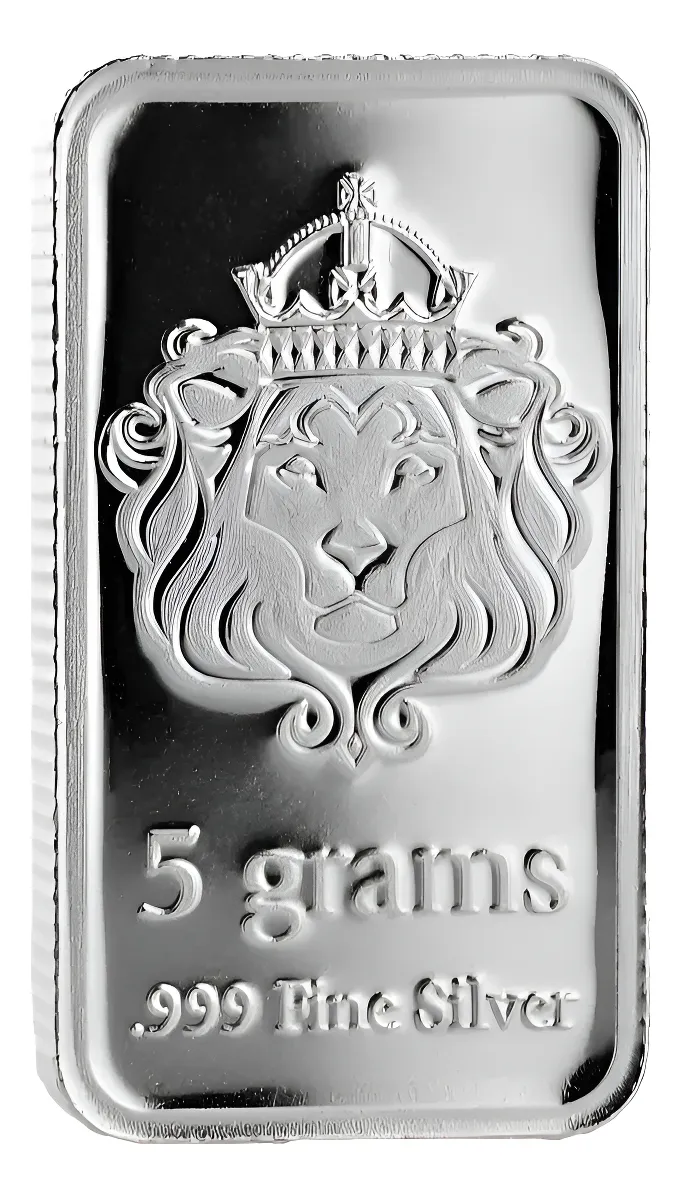 Robmar-USA-Lingote Scorttsdale De 5g Plata Pura 24k 0,999