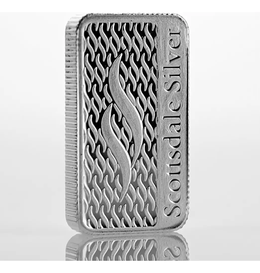 Robmar-USA-Lingote Scorttsdale De 5g Plata Pura 24k 0,999 - Imagen 2