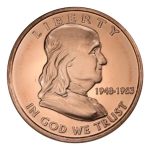 Robmar-USA-Moneda De Cobre Puro 24k 0,999-N°578-Busto De Washington