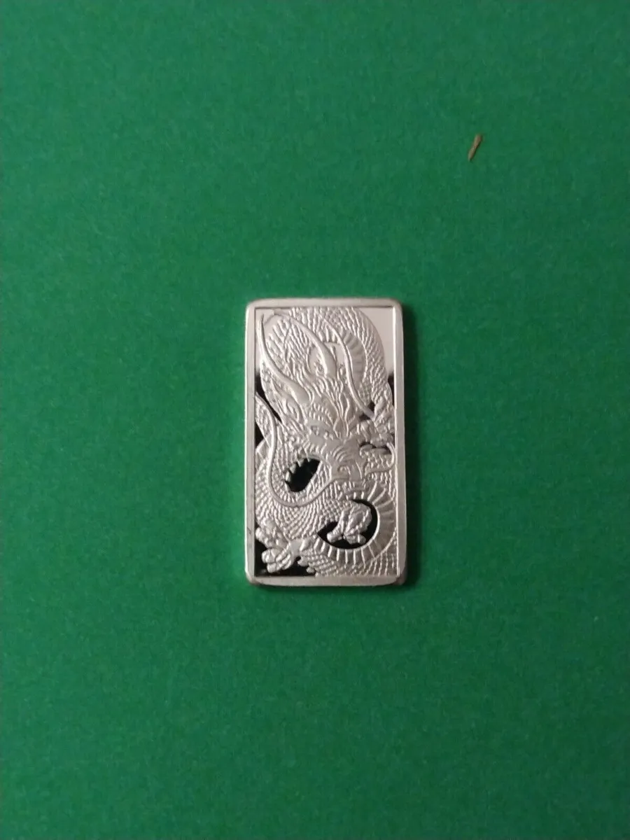 Robmar-USA-1 Tarjeta De 2,5g Plata 0,999-Dragón Japones - Imagen 3
