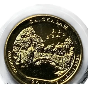 Robmar-USA-Quarter Bañado En Oro 24k-2011-N°10-Chickasaw
