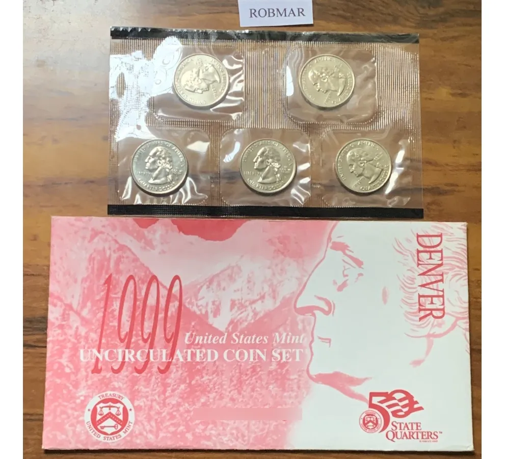 Robmar-USA-5 Quarter 25 Cents-1999(p)-Sobre-Acabado Satinado - Imagen 3