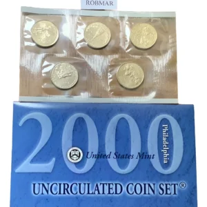 Robmar-USA-5 Quarter 25 Cents-2000(p)-Sobre-Acabado Satinado