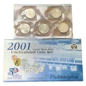 Robmar-USA-5 Quarter 25 Cents-2001(p)-Sobre-Acabado Satinado