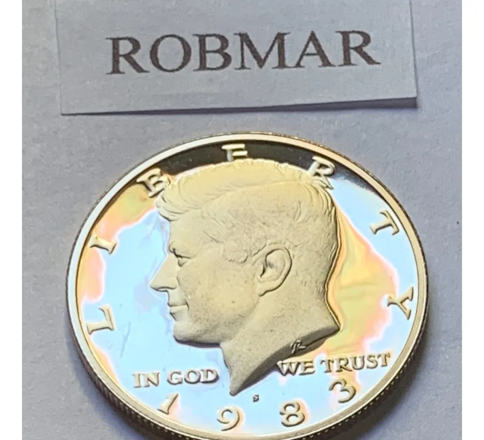 Robmar-USA-50 Cents Half Dólar De Kennedy-1983(s)-Proof - Imagen 5