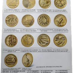 Robmar-USA-Lote 4 Monedas-Serie Innovation-Primeras 2018/2019