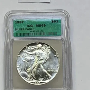 Robmar-USA-Blister De 1 Onza Plata 24k-1987-N°2 Emitido