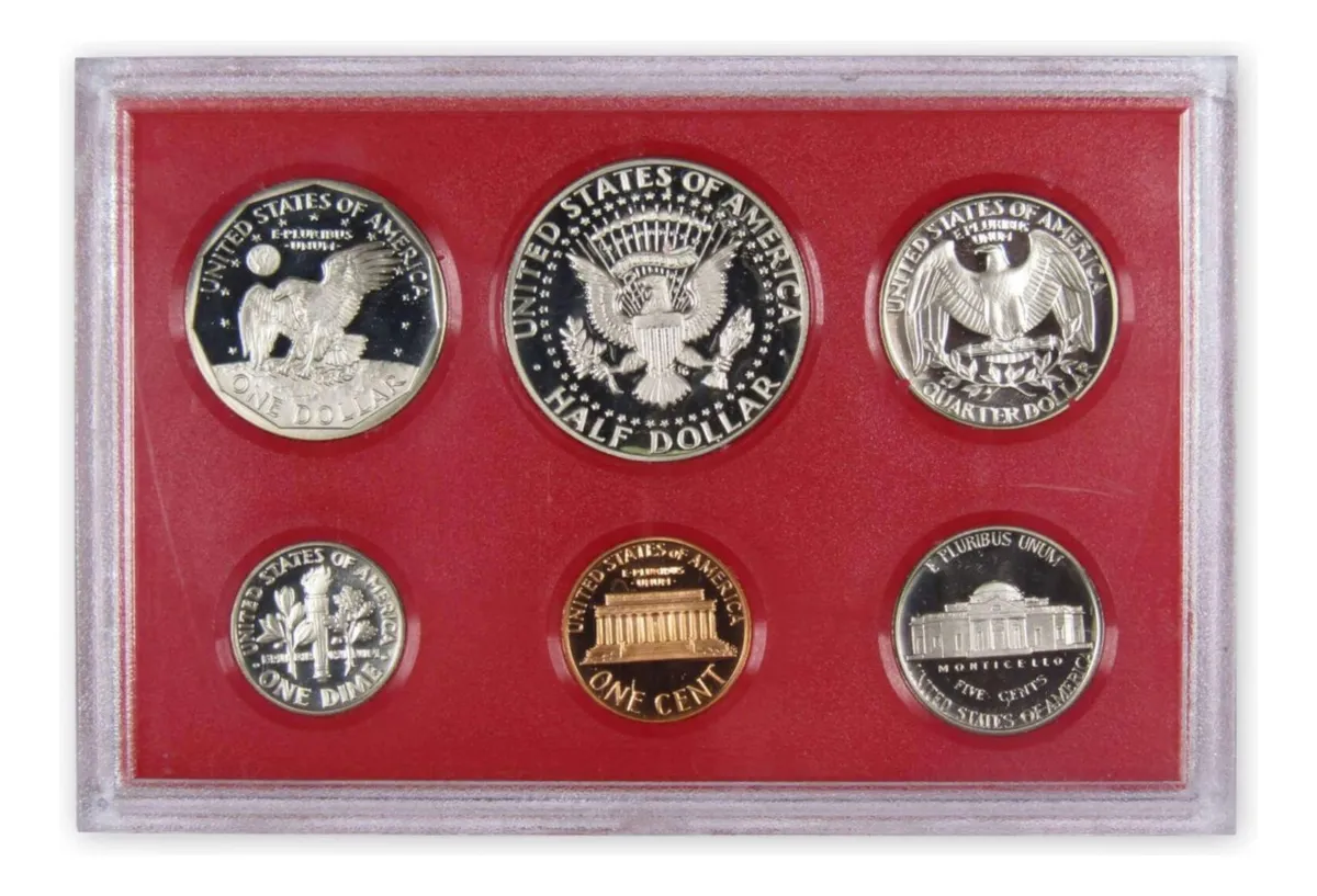 Robmar-USA-Estuche Con Emisión-5 Del Año 1981(s)-Proof-(brillo espejo) - Imagen 2