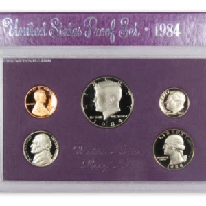 Robmar-USA-Estuche Con Emisión-5 Del Año 1984(s)-Proof-brillo espejo)