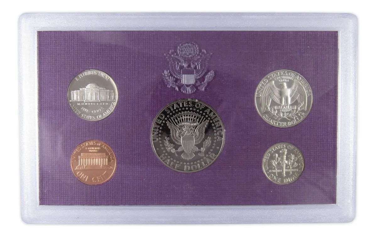 Robmar-USA-Estuche Con Emisión-5 Del Año 1991(s)-Proof-(brillo espejo) - Imagen 2