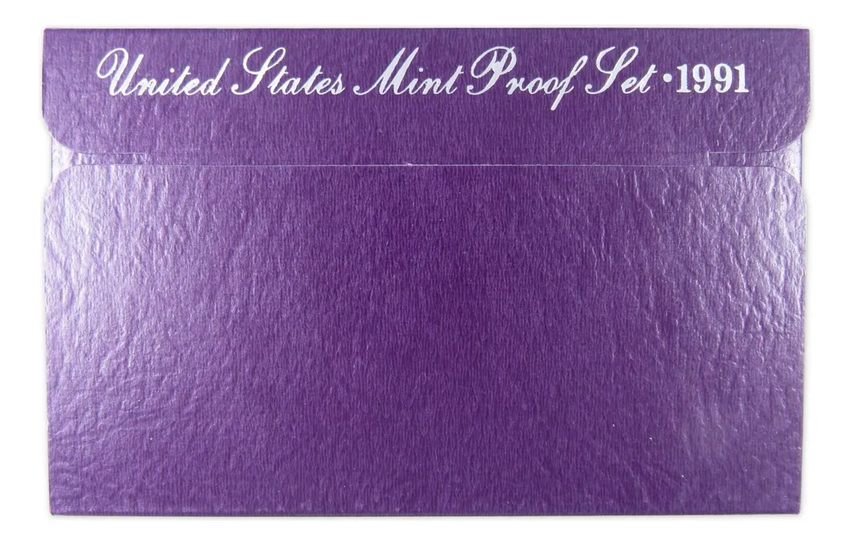 Robmar-USA-Estuche Con Emisión-5 Del Año 1991(s)-Proof-(brillo espejo) - Imagen 3