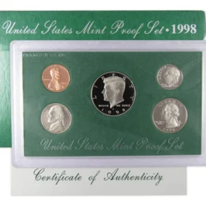 Robmar-USA-Estuche Con Emisión-5 Del Año 1998(s)-Proof