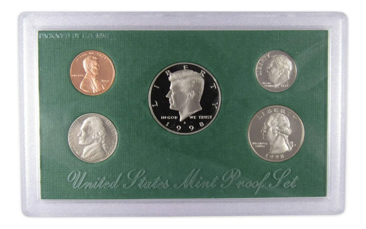 Robmar-USA-Estuche Con Emisión-5 Del Año 1998(s)-Proof - Imagen 4