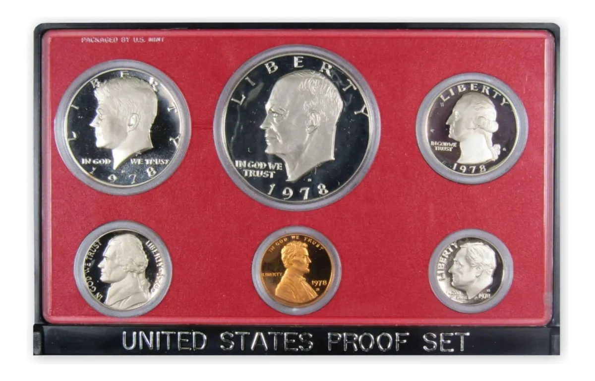 Robmar-USA-Estuche Con Emisión-6 Del Año 1978(s)-Proof-(brillo espejo) - Imagen 4