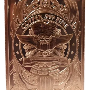 Robmar-USA-Lingote De 1 Onza De Cobre Puro 24k 0,999-El Morgan