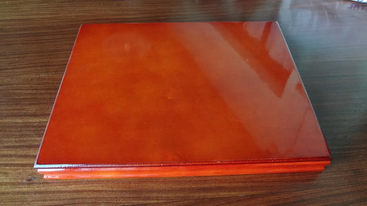 Robmar-USA-Maletín De Roble 56 Quarter Bañados En Oro 24k-Oleografía-Serie De Los Estados Americanos - Imagen 7