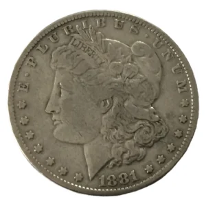 Robmar-USA-Morgan-Plata 900 26,73g-1881-N°6-Con Cápsula Protectora