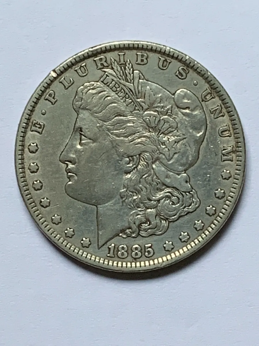 Robmar-USA-Morgan-Plata 900 26,73g-1885-Nº8-Con Cápsula Protectora