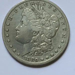 Robmar-USA-Morgan-Plata 900 26,73g-1880(s)-Nº5-Con Cápsula Protectora