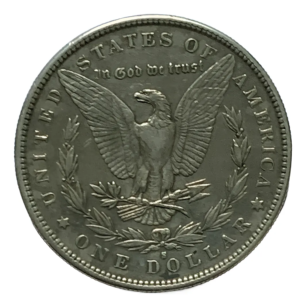 Robmar-USA-Morgan-Plata 900 26,73g-1890-Nº13-Con Cápsula Protectora - Imagen 2