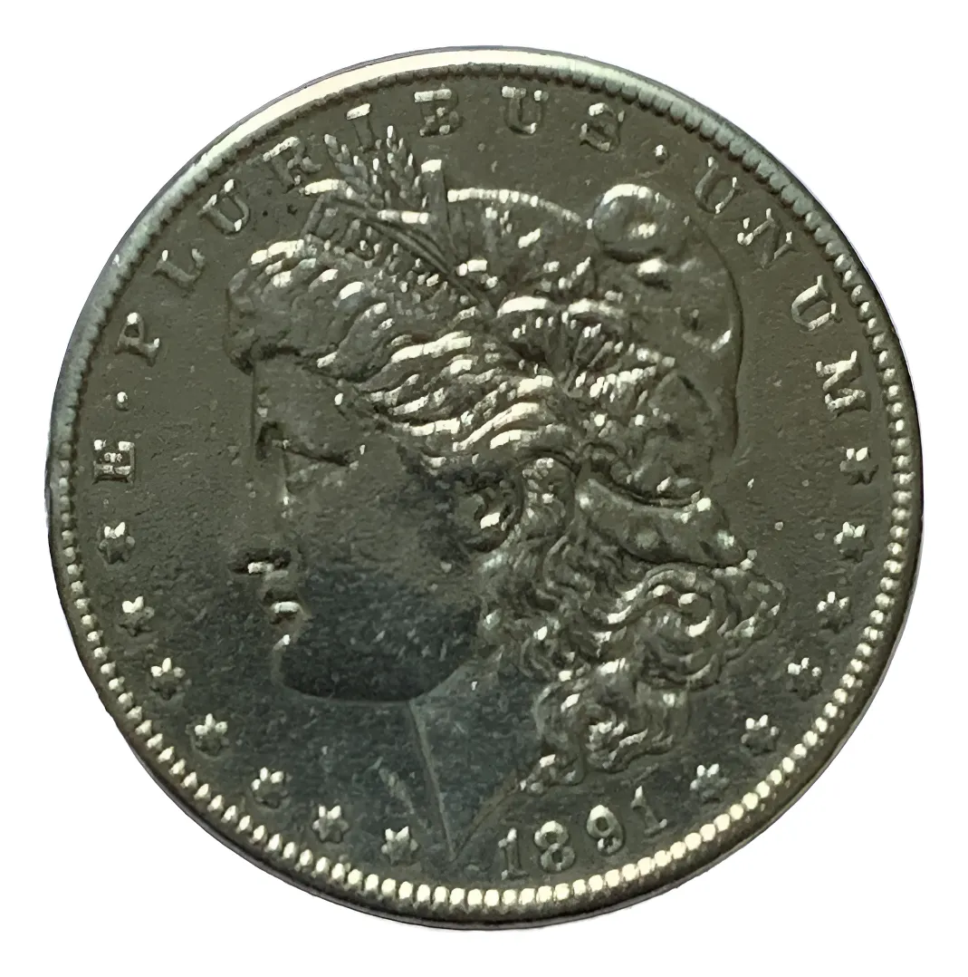 Robmar-USA-Morgan-Plata 900 26,73g-1891-Nº14-Con Cápsula Protectora