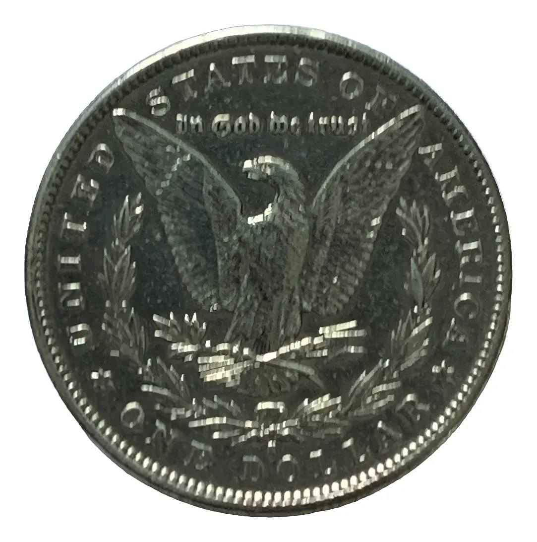 Robmar-USA-Morgan-Plata 900 26,73g-1891-Nº14-Con Cápsula Protectora - Imagen 2