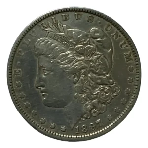 Robmar-USA-Morgan-Plata 900 26,73g-1897-Nº15-Con Cápsula Protectora