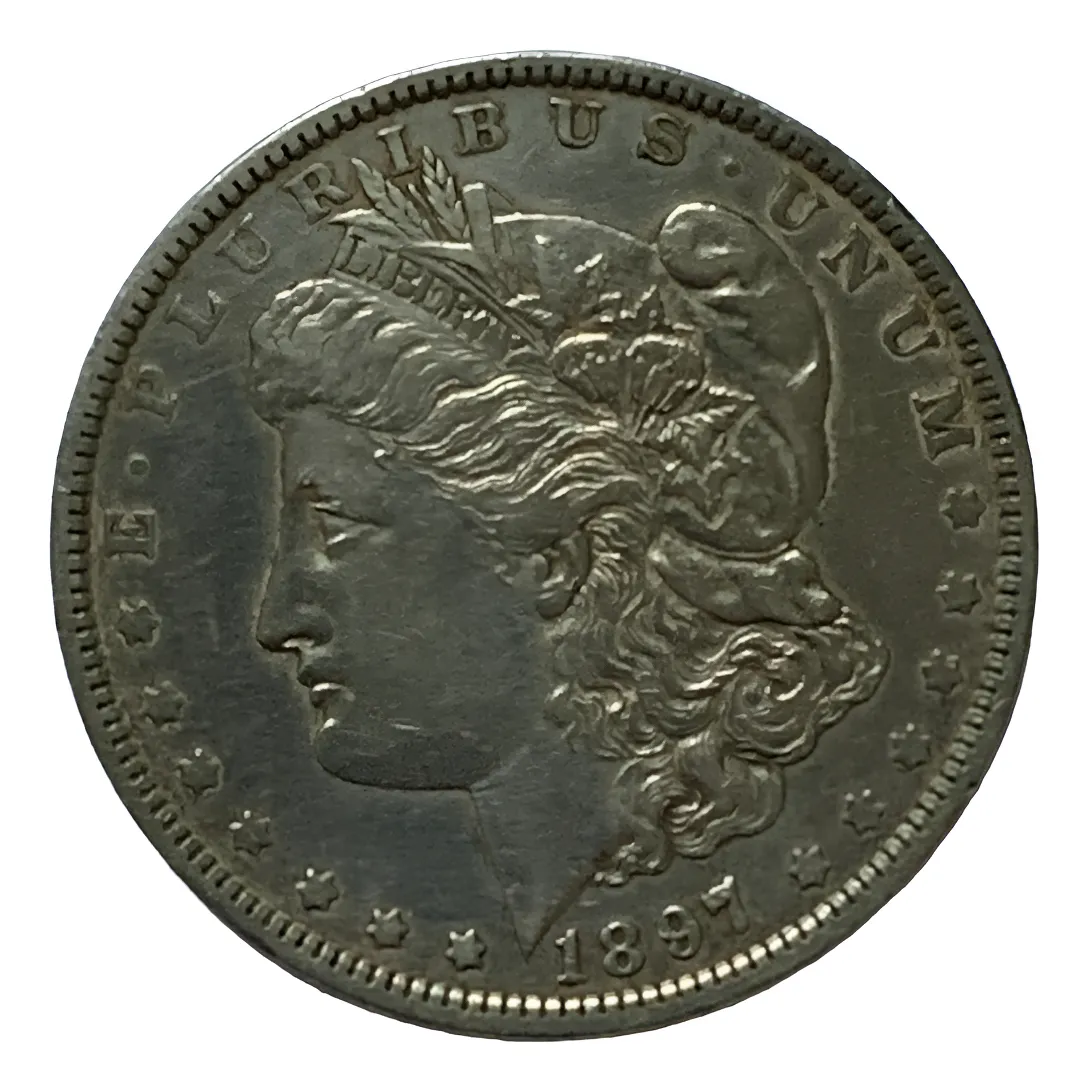 Robmar-USA-Morgan-Plata 900 26,73g-1897-Nº15-Con Cápsula Protectora