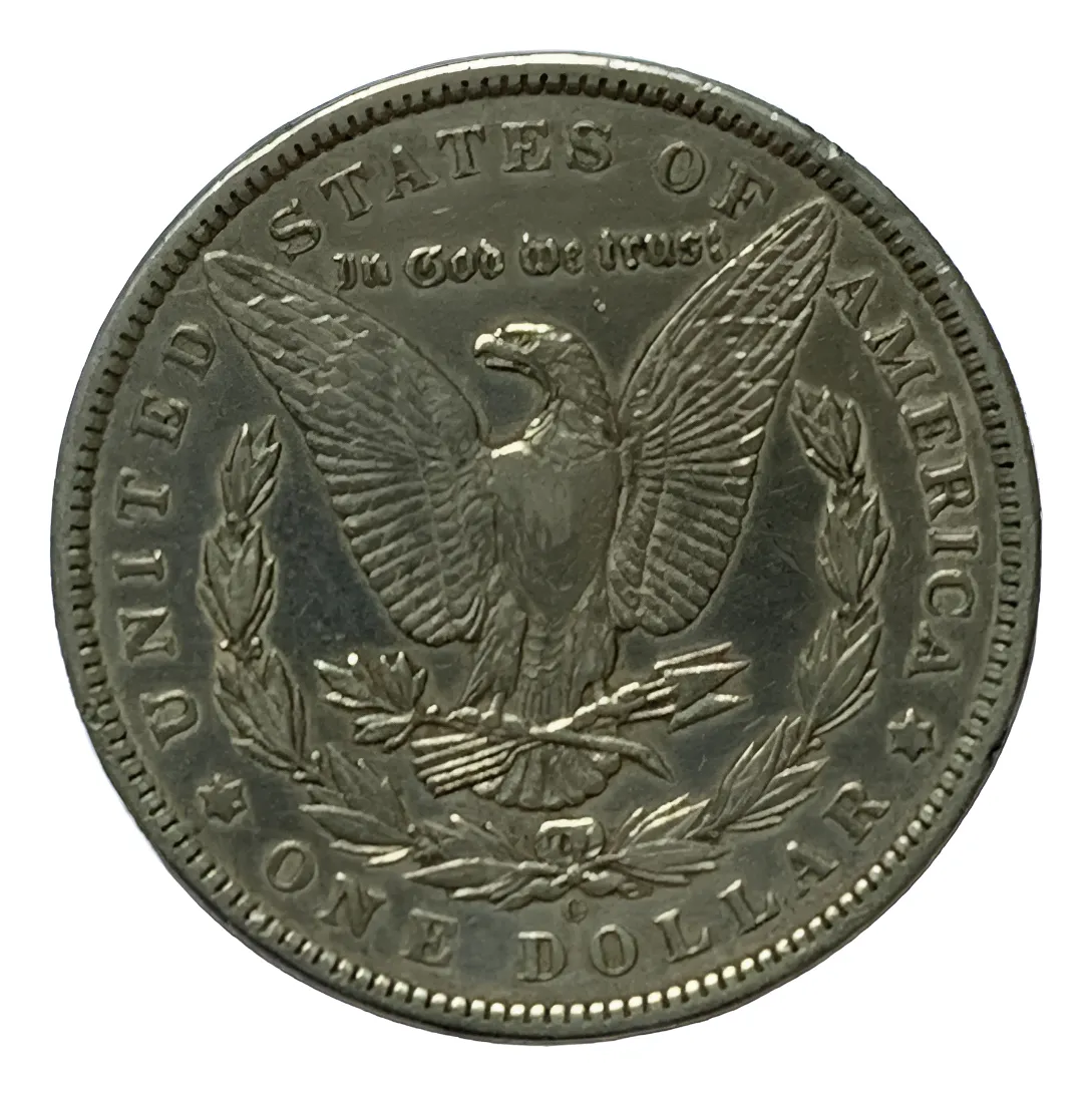 Robmar-USA-Morgan-Plata 900 26,73g-1897-Nº15-Con Cápsula Protectora - Imagen 2