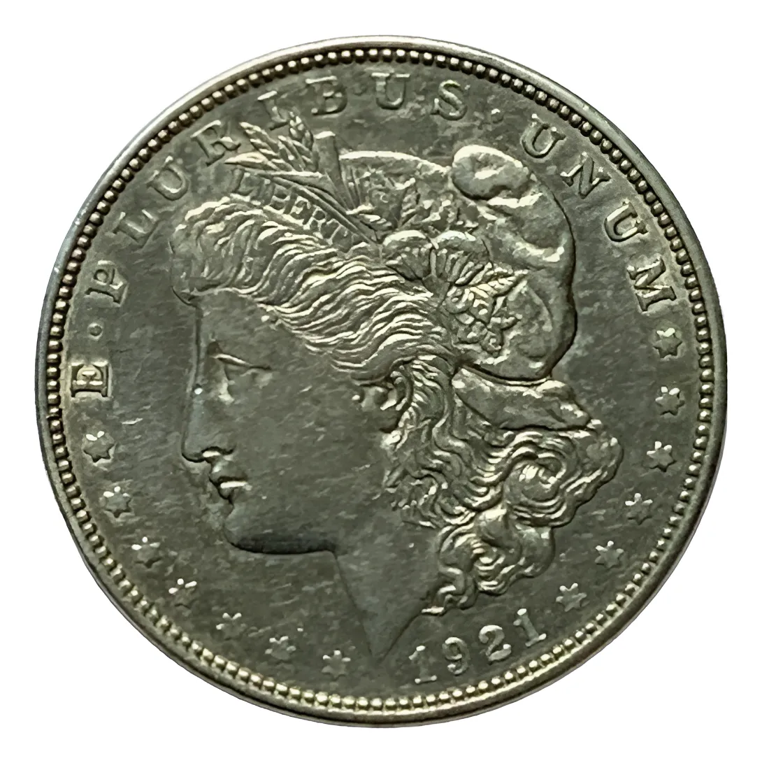 Robmar-USA-Morgan-Plata 900 26,73g-1921-Nº18-Con Cápsula Protectora