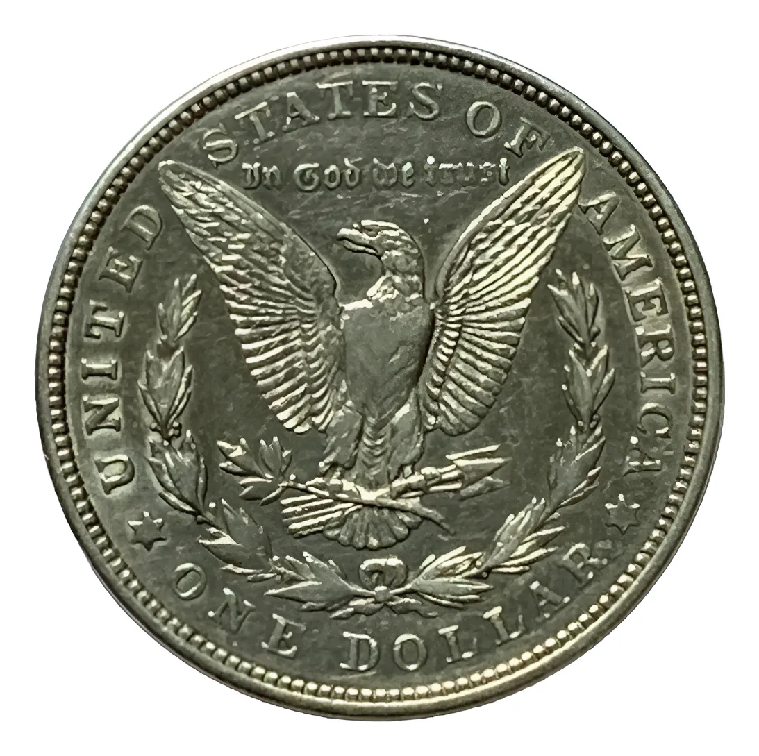 Robmar-USA-Morgan-Plata 900 26,73g-1921-Nº18-Con Cápsula Protectora - Imagen 2