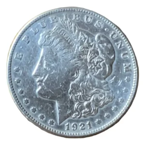 Robmar-USA-Morgan-Plata 900 26,73g-1921-Nº19-Con Cápsula Protectora