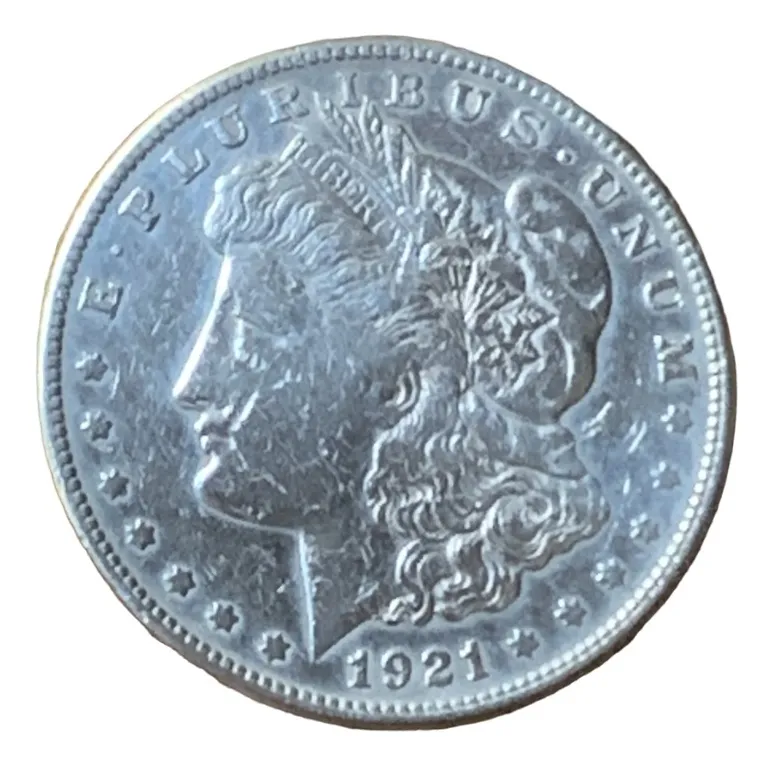Robmar-USA-Morgan-Plata 900 26,73g-1921-Nº19-Con Cápsula Protectora