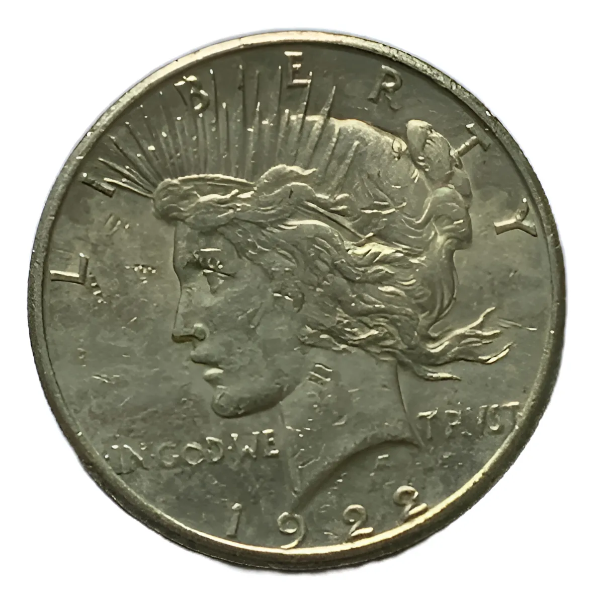 Robmar-USA-Peace Dólar-Plata 900 26,73g-1922(s)-Nº 22-Con Cápsula Protectora